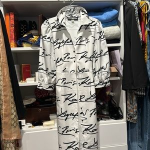 Carl Lagerfeld trenchcoat dress so many options nvr worn